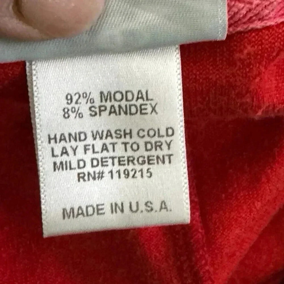 Beach Bunny size Medium red terry  Romper swimsuit Cover up gold buttons - Picture 8 of 9